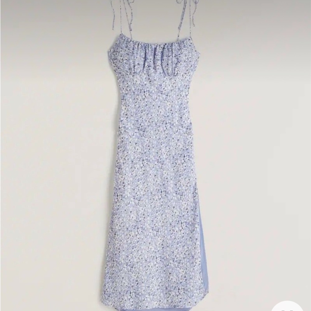 NEW Abercrombie Tie-Strap  Midi Dress Size M